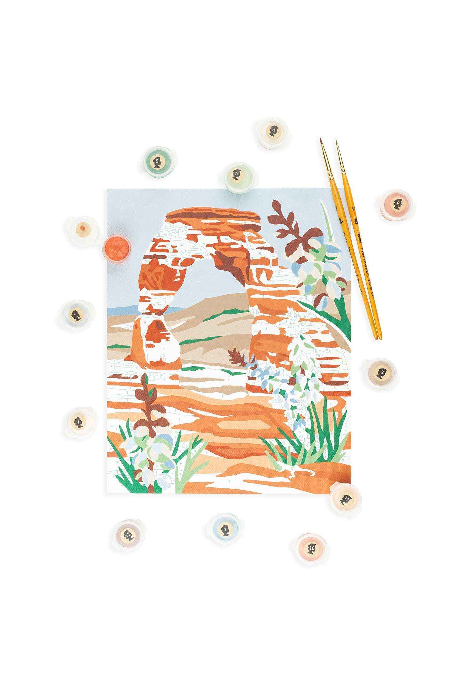 Arches National Park | 8x10 paint-by-number kit