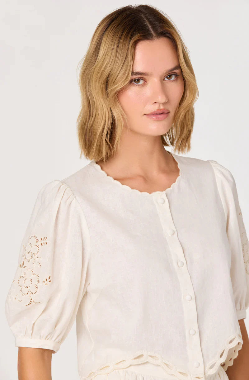Joellyn White Top