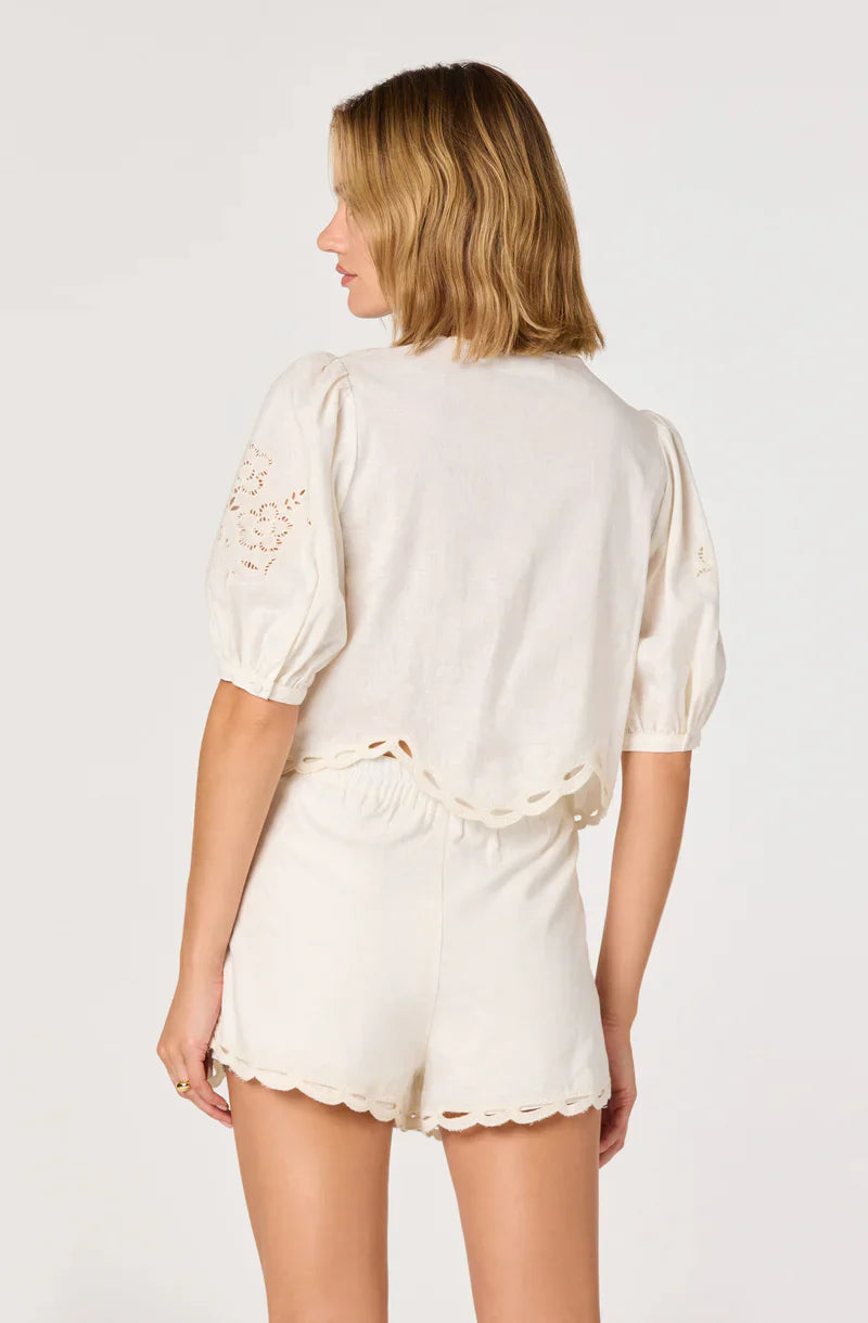 Joellyn White Top