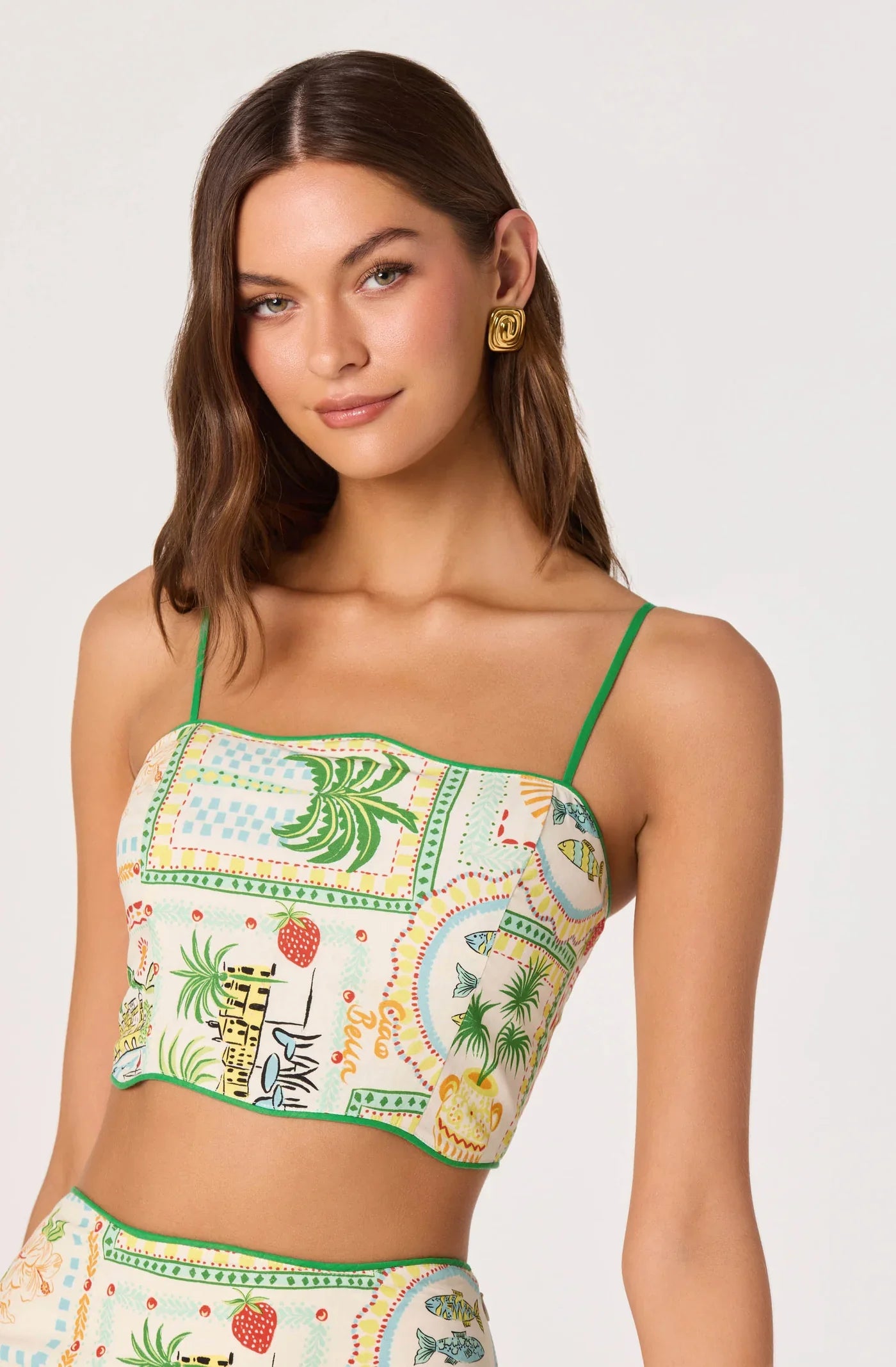 Heidi Green Yellow Farm Top