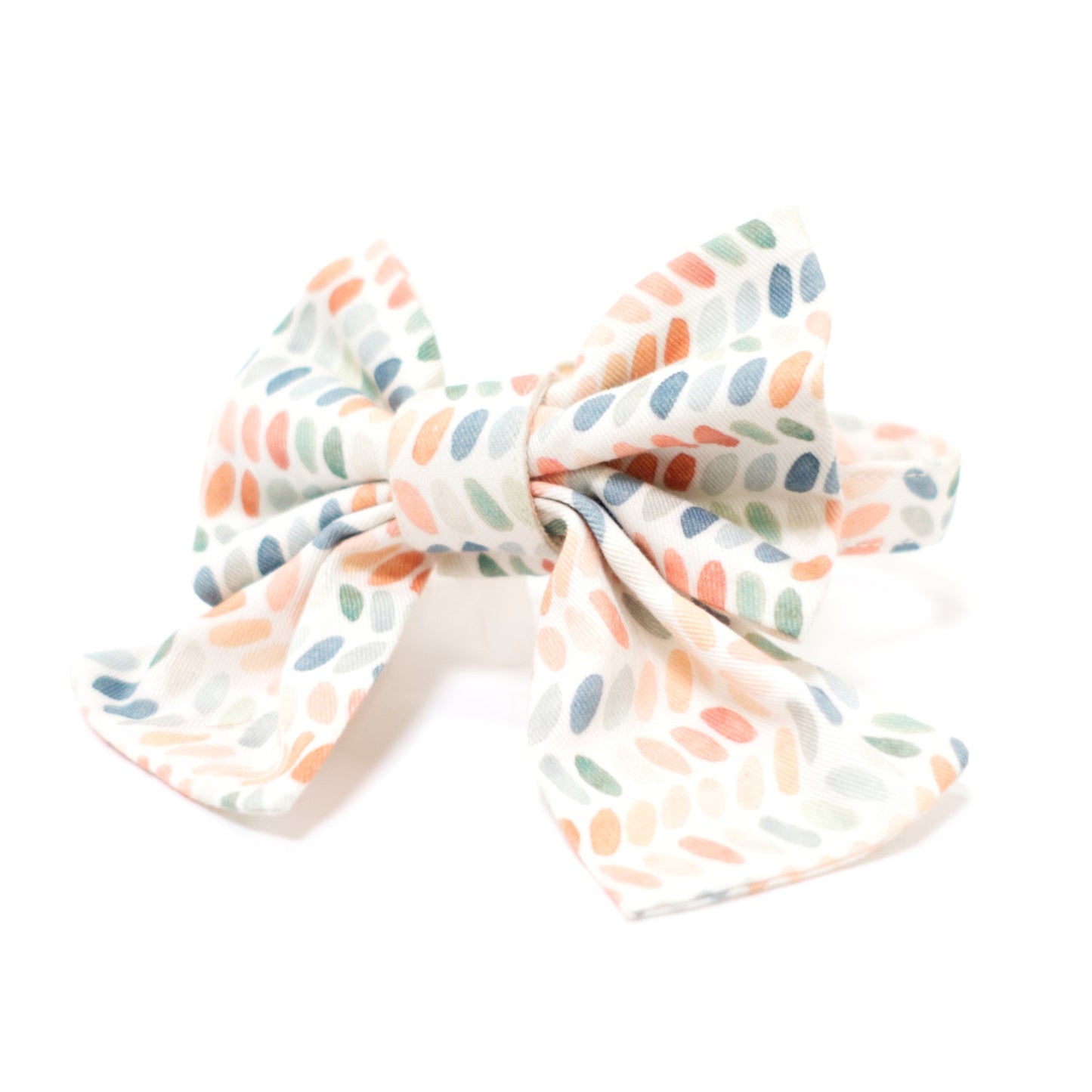 Arctic Sky Classic Dog Collar + Sailor Bow