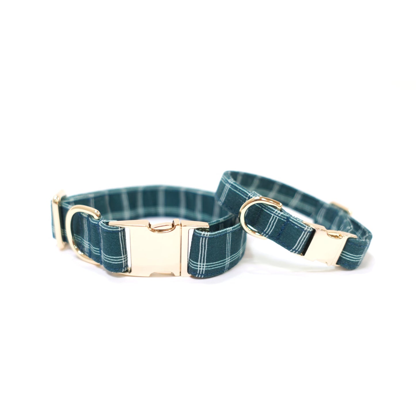Atlantic Waves Windowpane Classic Dog Collar
