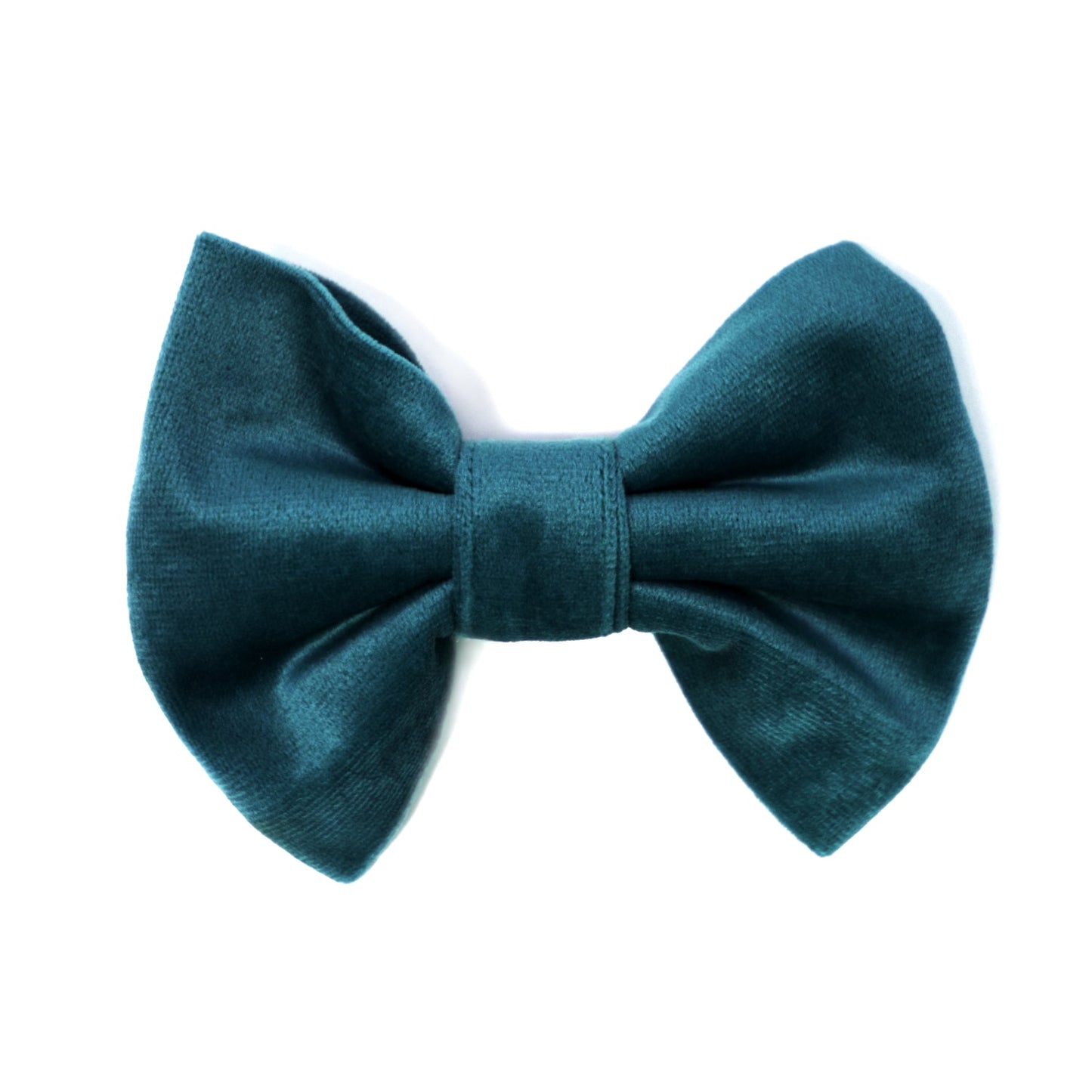 Velvet Atlantic Waves Classic Dog Collar + Bow Tie