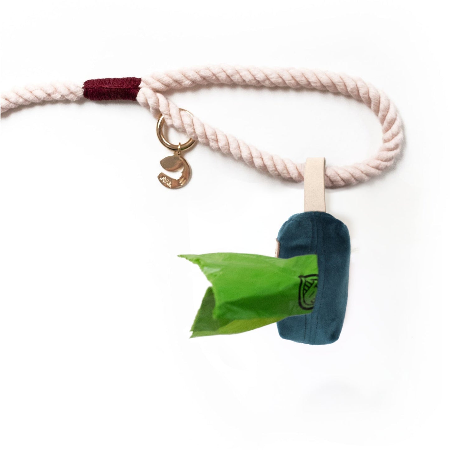 Velvet Atlantic Waves Waste Bag Holder