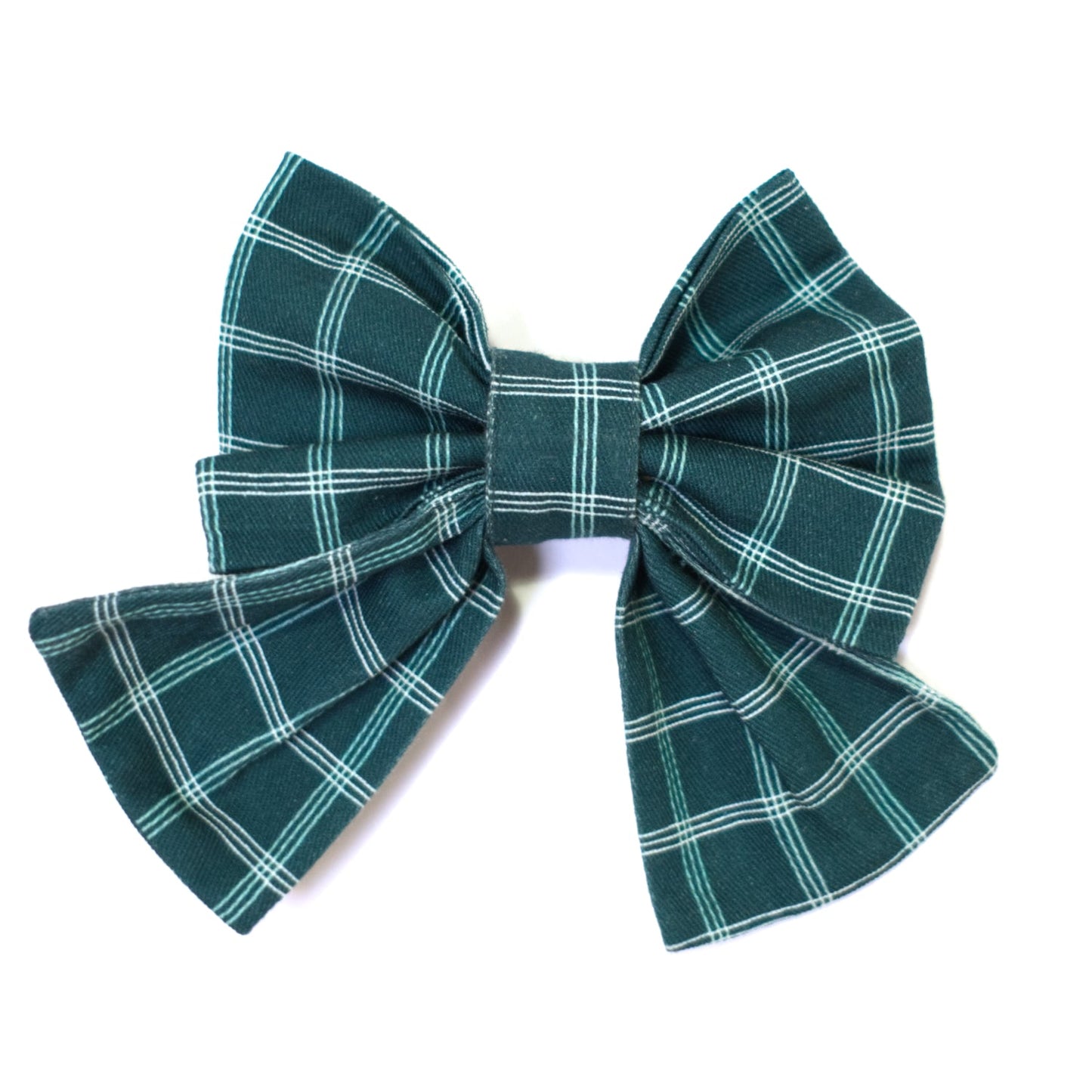 Atlantic Waves Windowpane Sailor Dog Bow