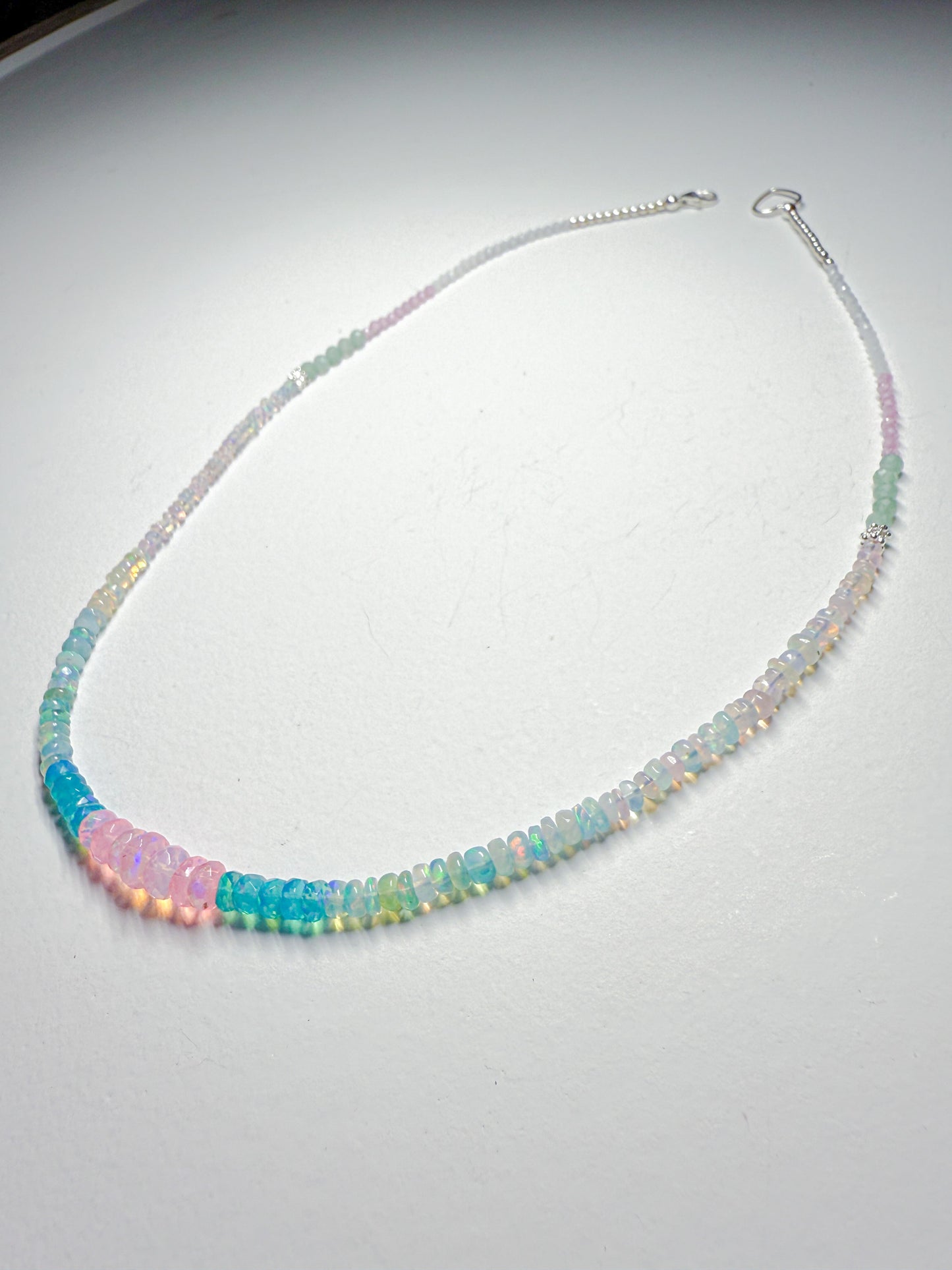 Cotton candy opal ombre