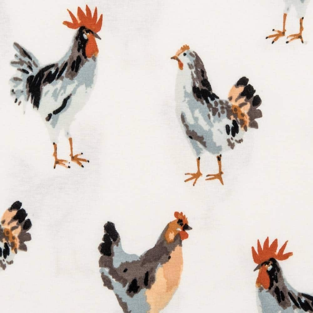Chicken Organic Cotton Knotted Beanie Hat