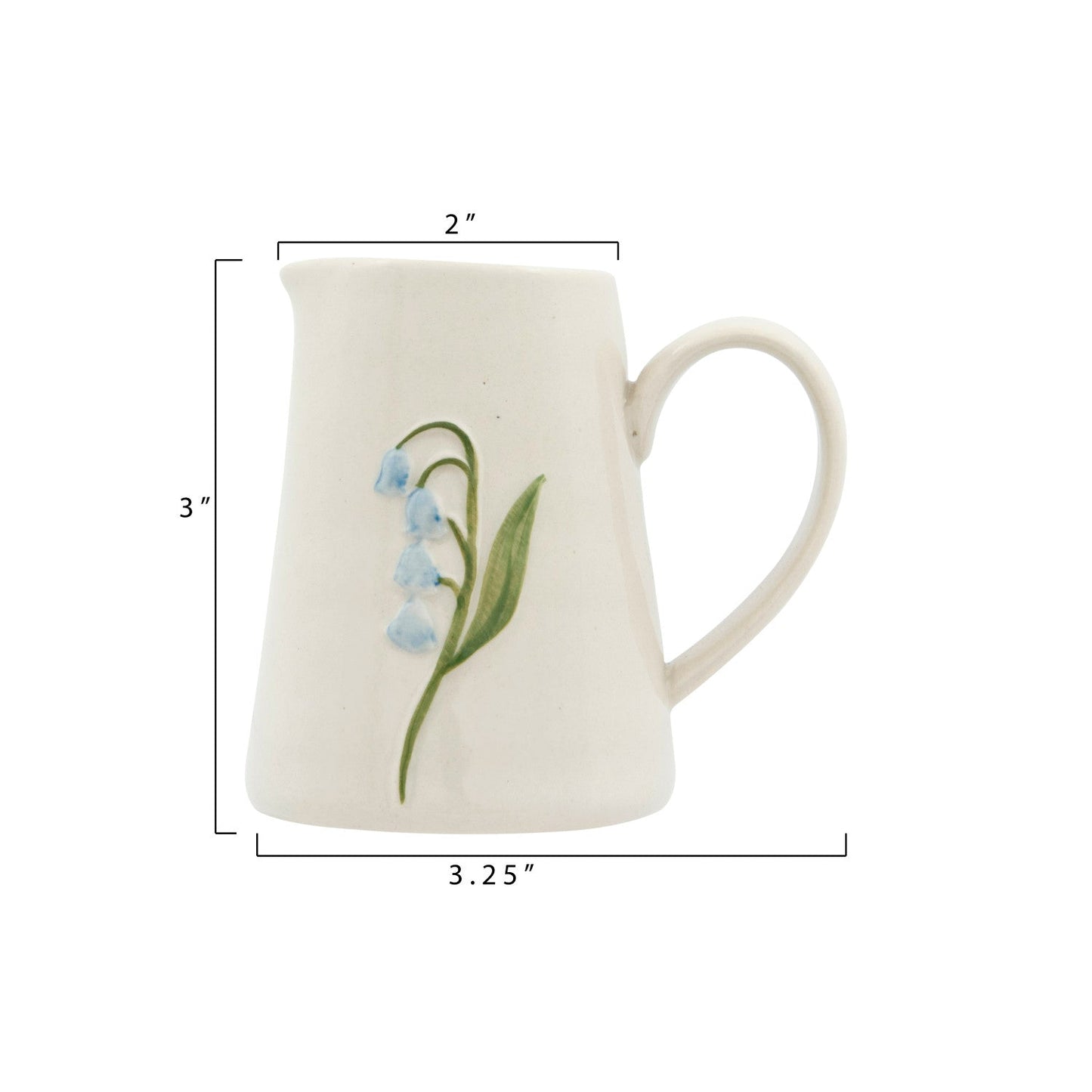 Mini Hand-Painted Ceramic Creamer