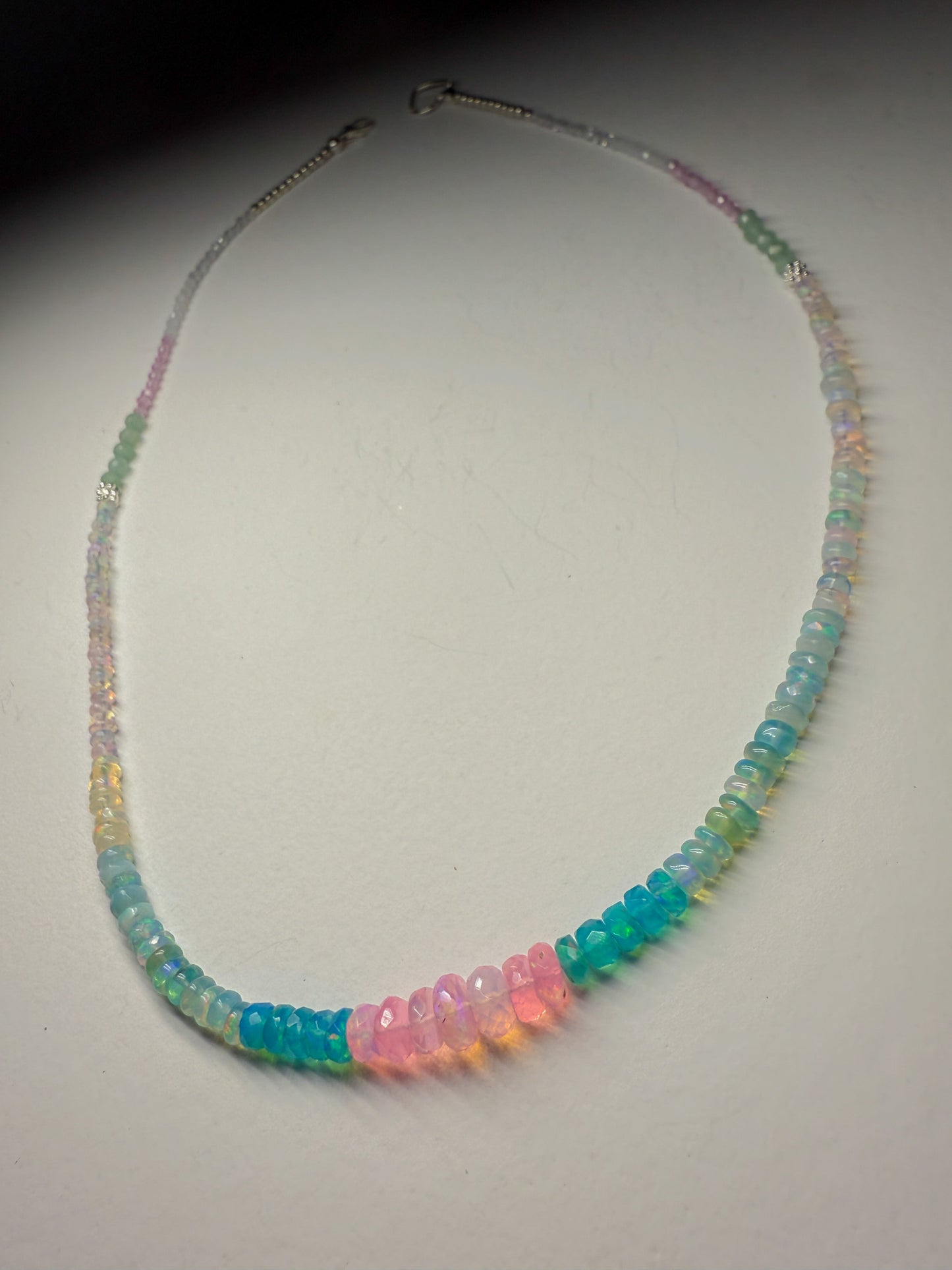 Cotton candy opal ombre