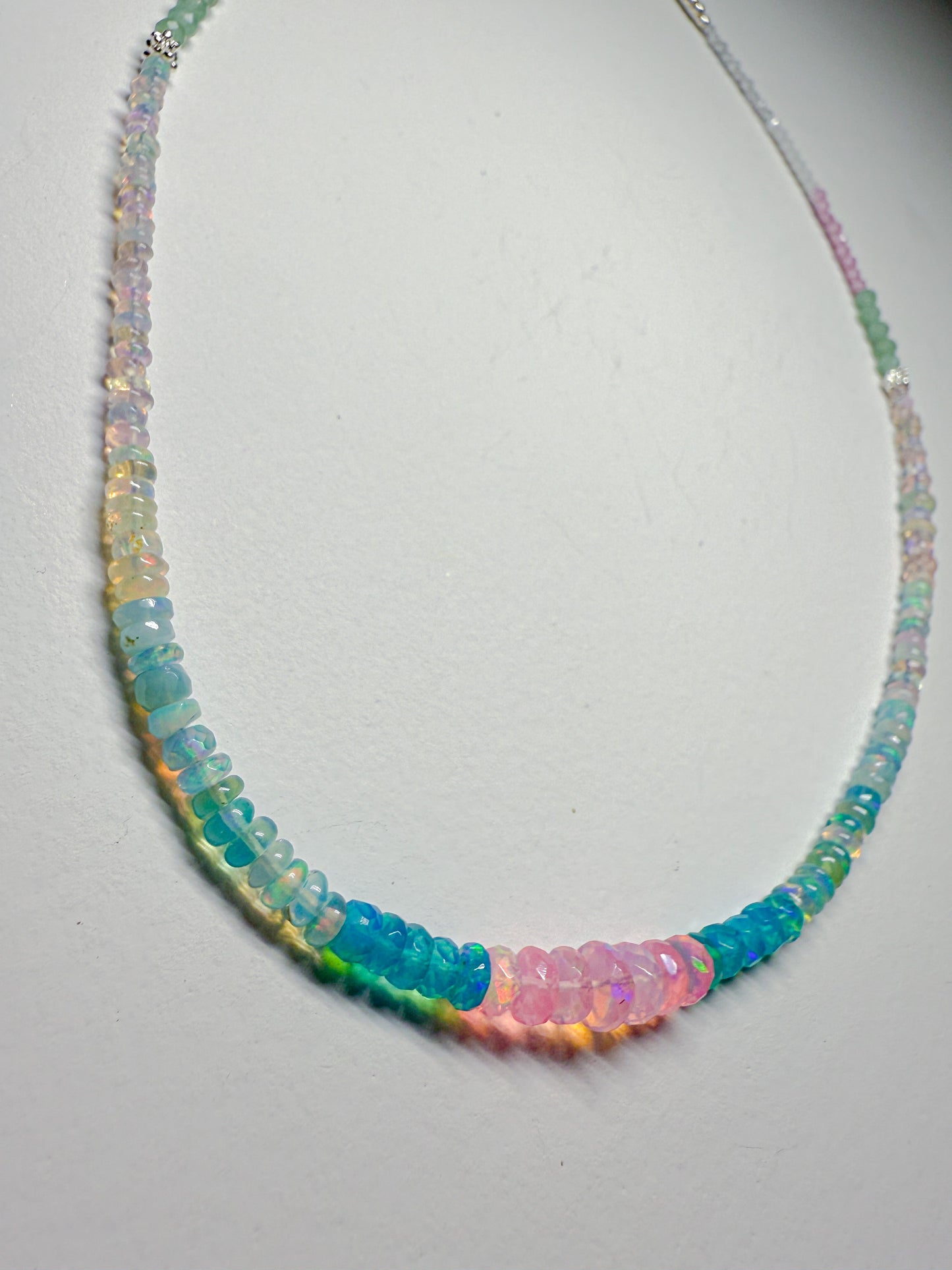 Cotton candy opal ombre
