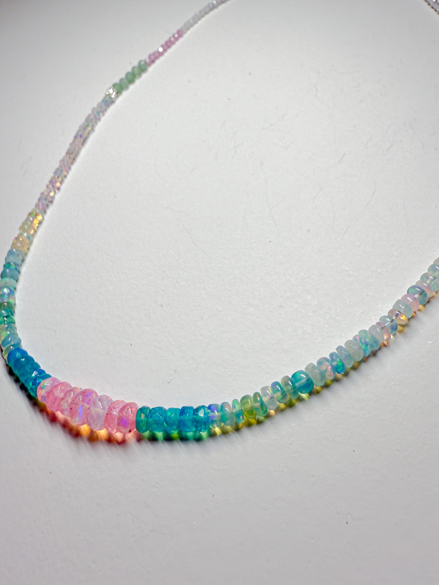 Cotton candy opal ombre