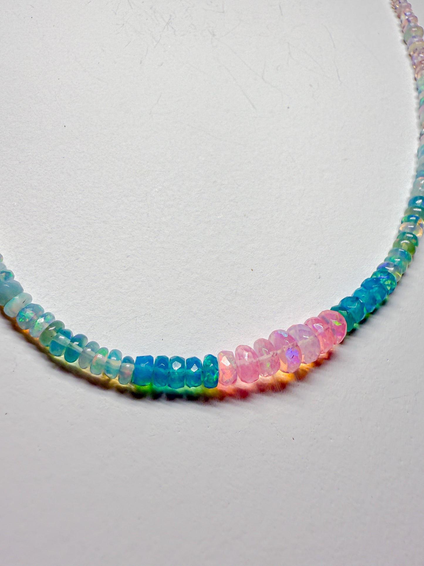 Cotton candy opal ombre