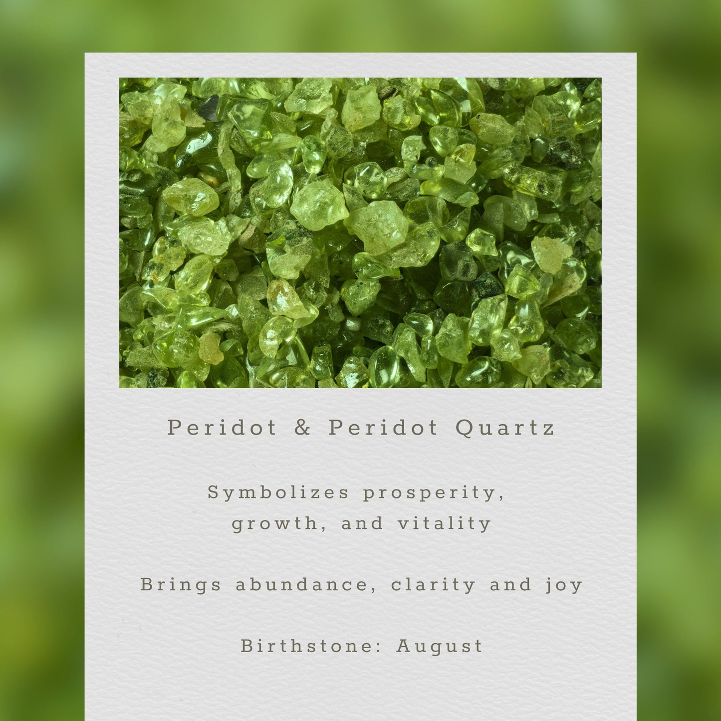 Peridot Ballet Drop Earrings