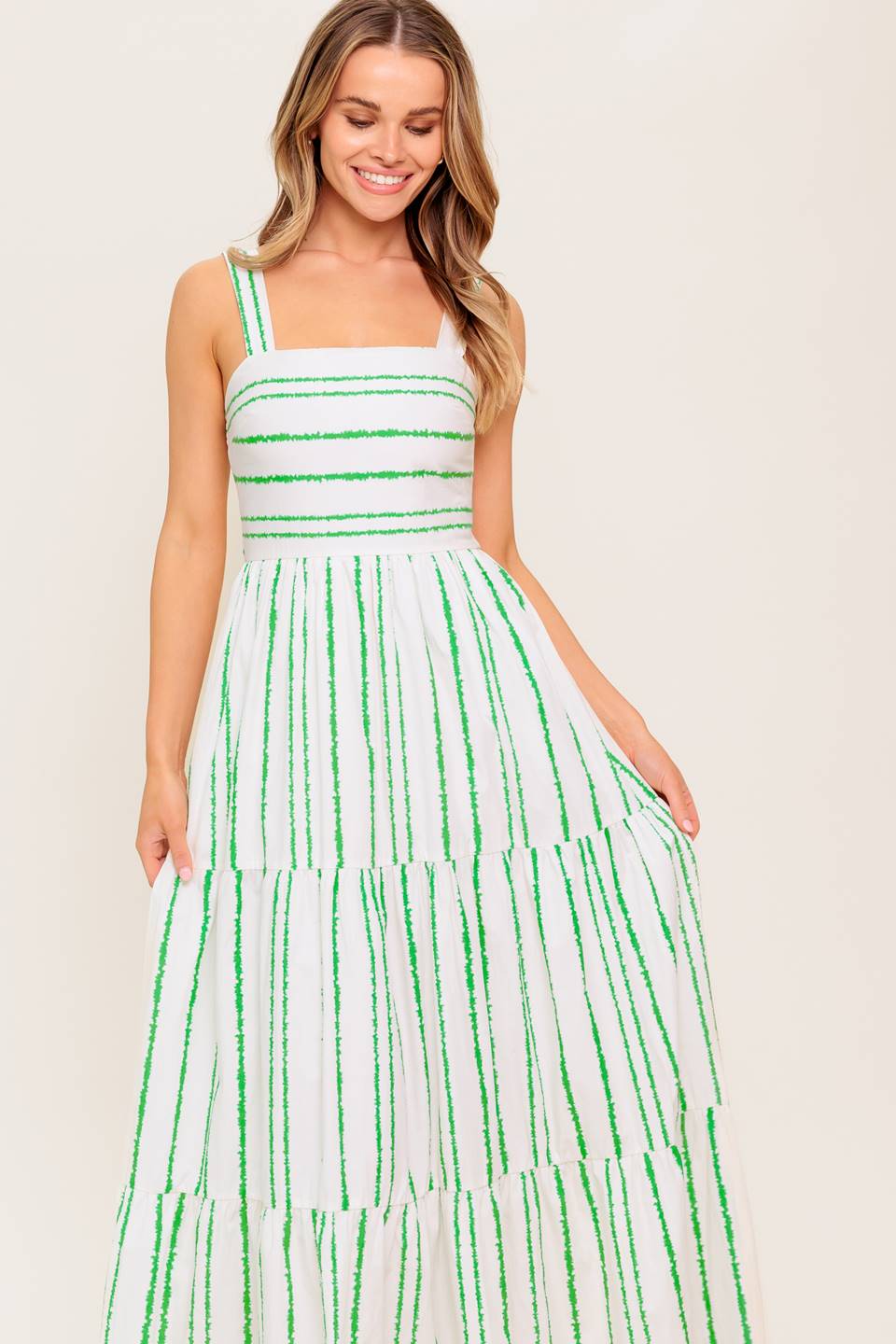 WILDFLOWER WALTZ  WOVEN MAXI DRESS