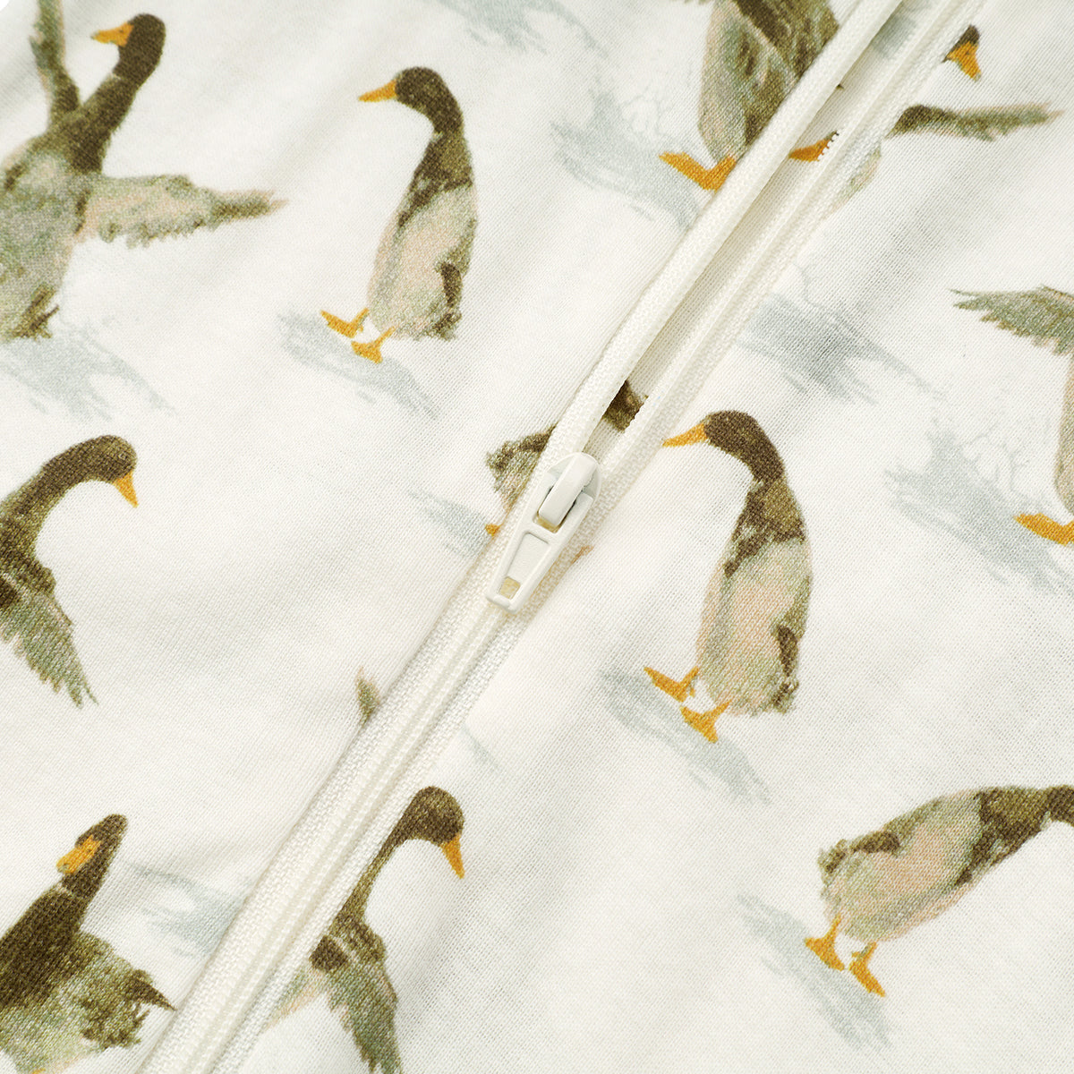 Duck Organic Cotton Zipper Pajama