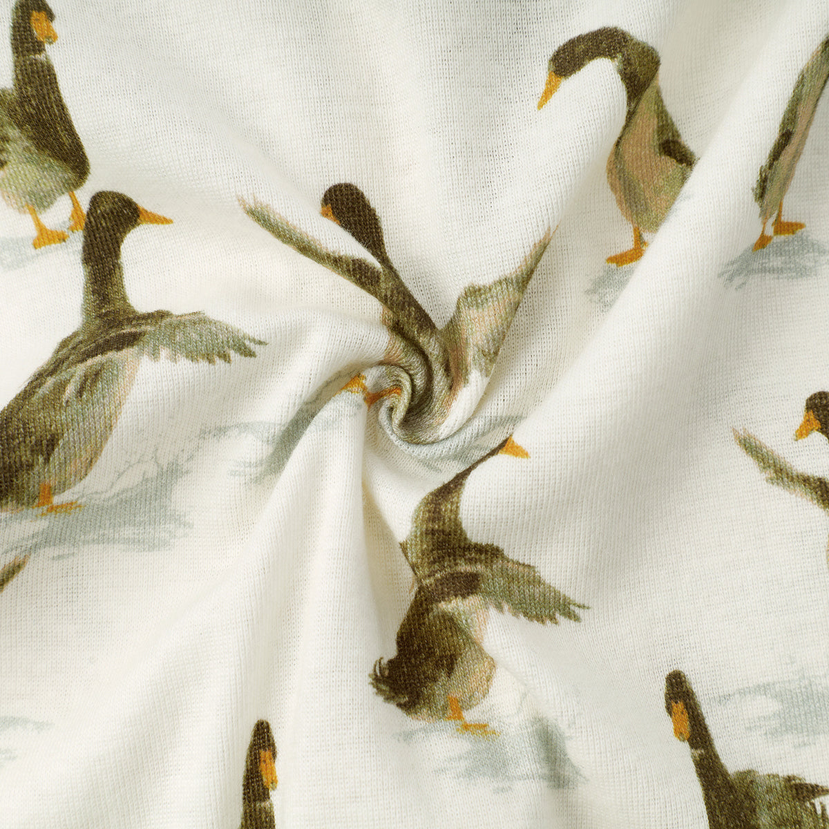 Duck Organic Cotton Zipper Pajama