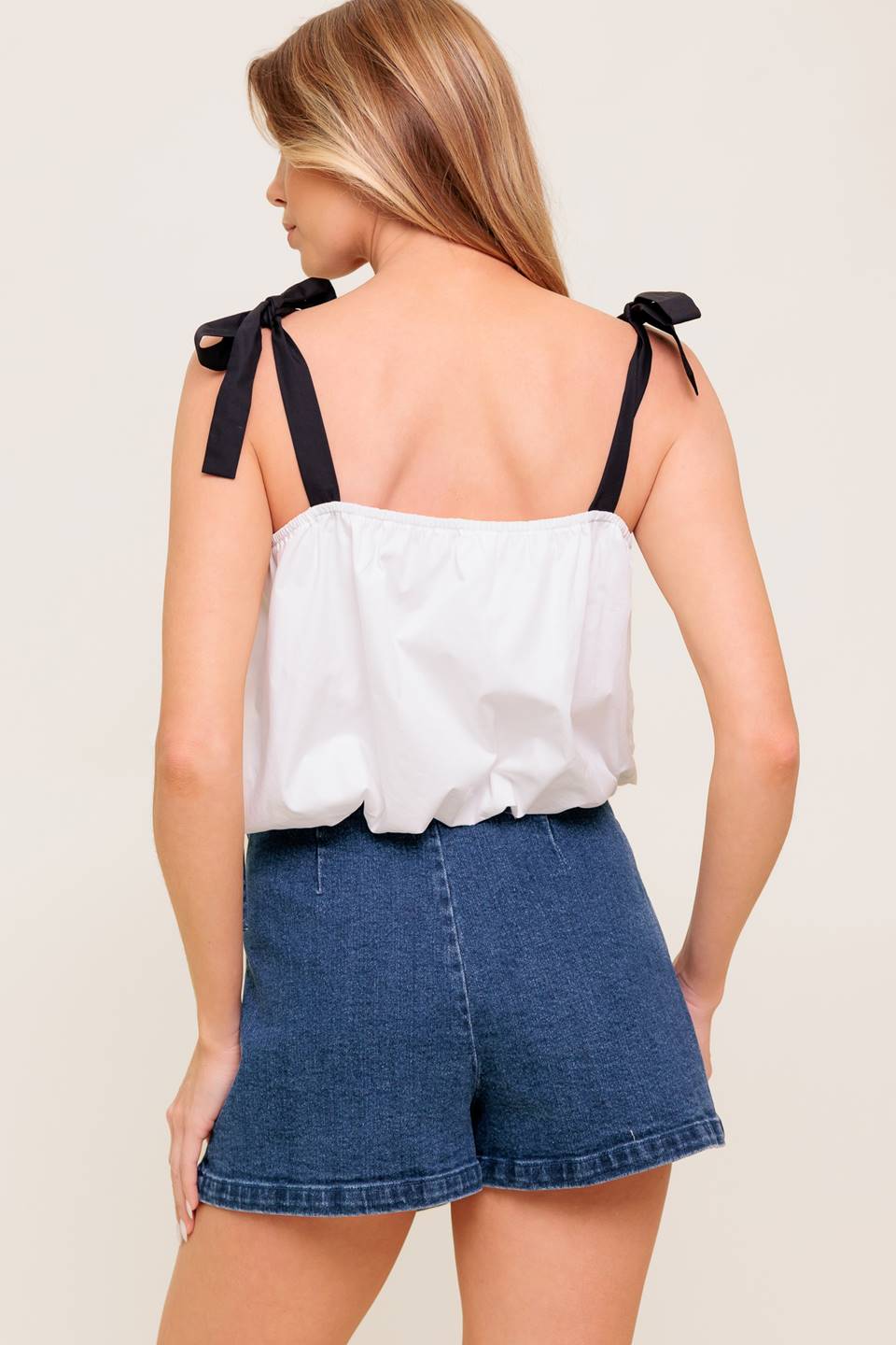 SCENT OF SPRING WOVEN TOP