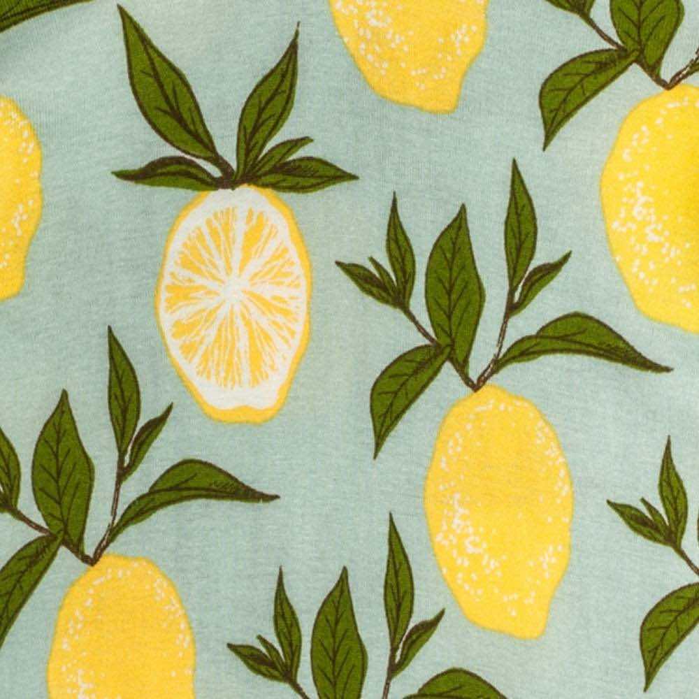Lemon Ruffle Square Neck Swimsuit