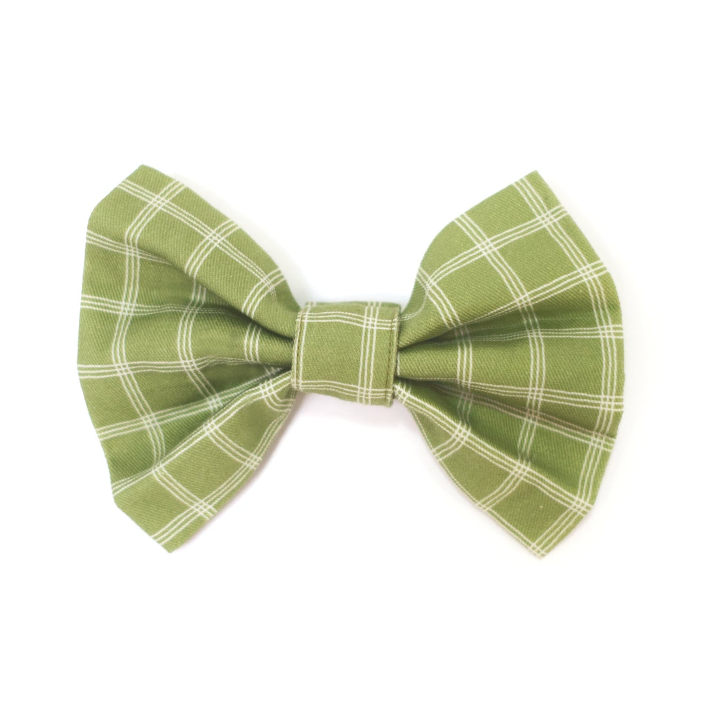 Meadow Windowpane Classic Dog Bow Tie