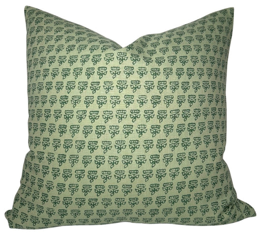 Mimi Pillow Cover in Green