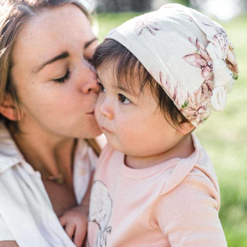 Butterfly Bamboo Knotted Beanie Hat
