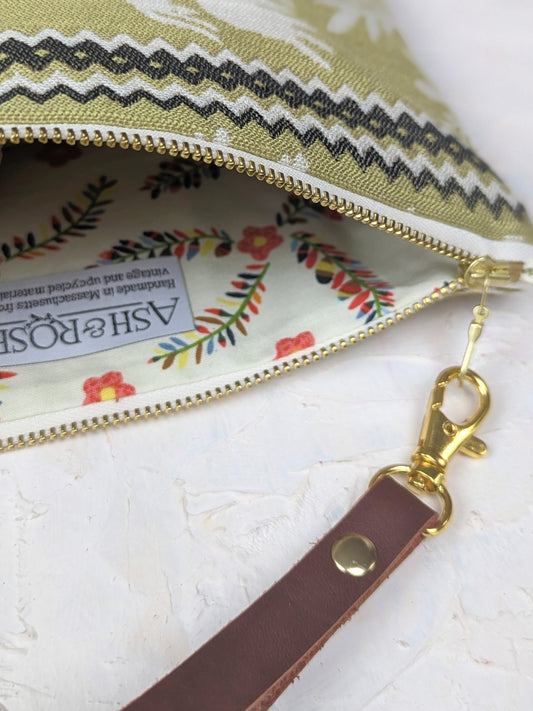 Folk Life Wristlet Purse