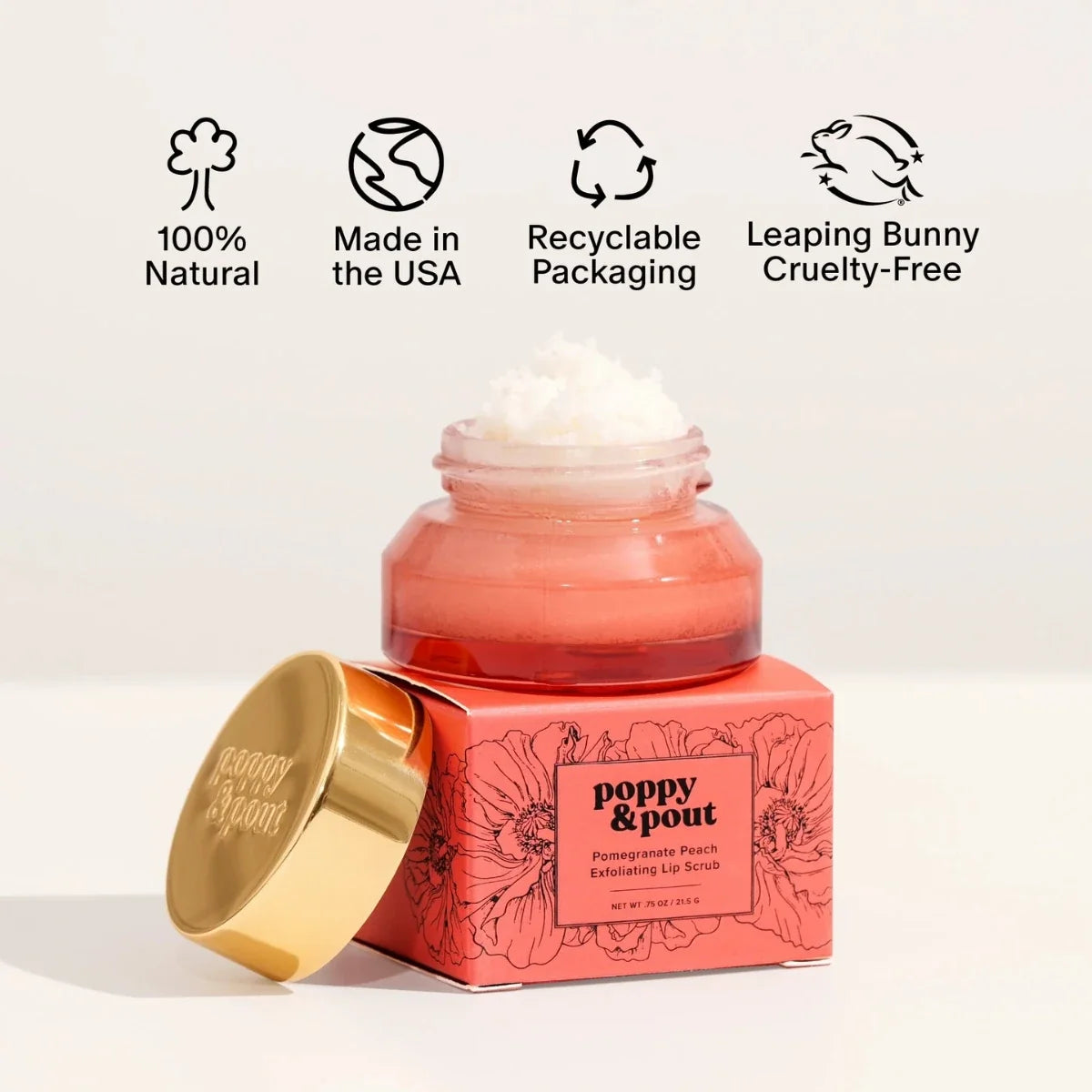 Lip Scrub: Pomegranate Peach