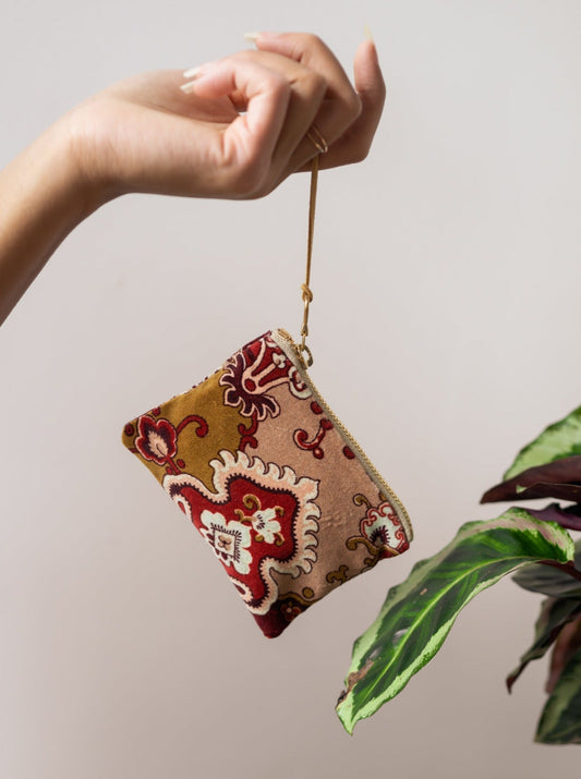Boho Velvet Mini Pouch