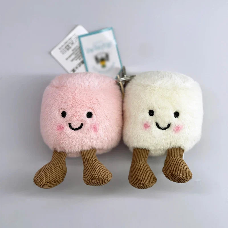 Cute Plush Keychain Soft Animal Bag Charm Pendant