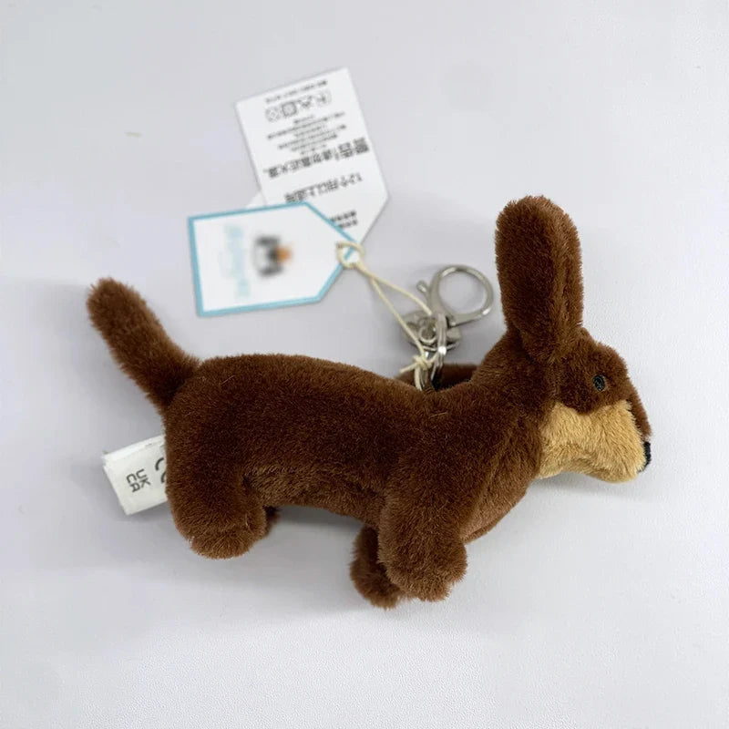 Cute Plush Keychain Soft Animal Bag Charm Pendant