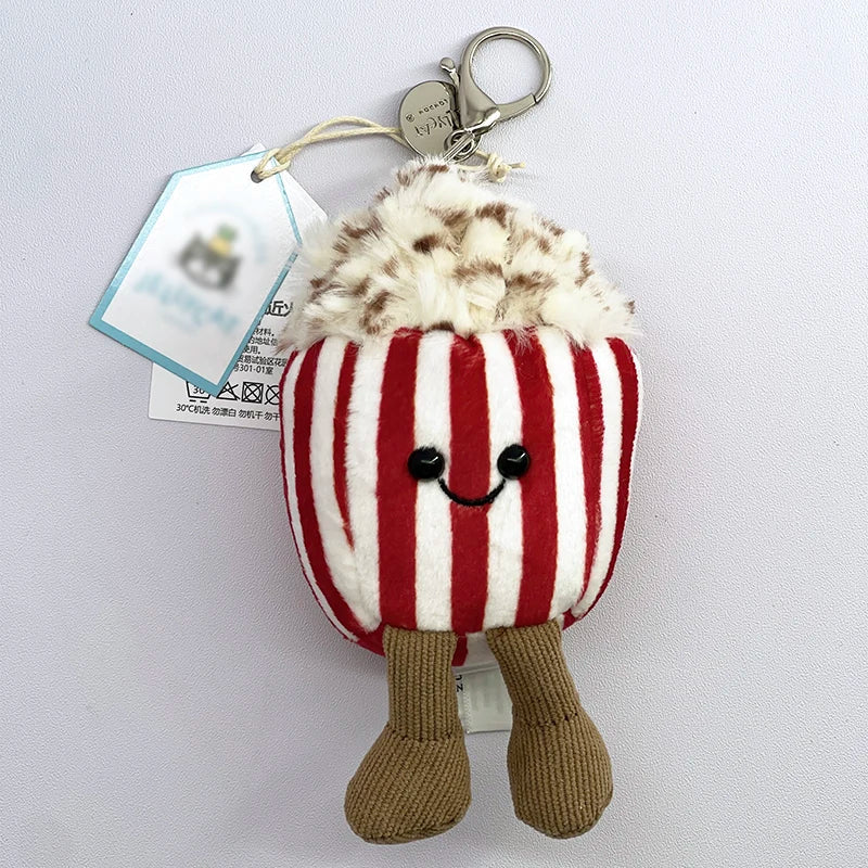 Cute Plush Keychain Soft Animal Bag Charm Pendant