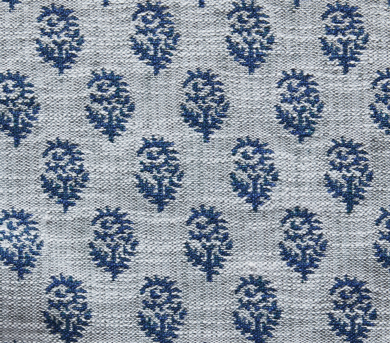 Rajmata Woven Pillow Cover in Blue, Indoor/Outdoor Pillows, Peter Dunham Textiles