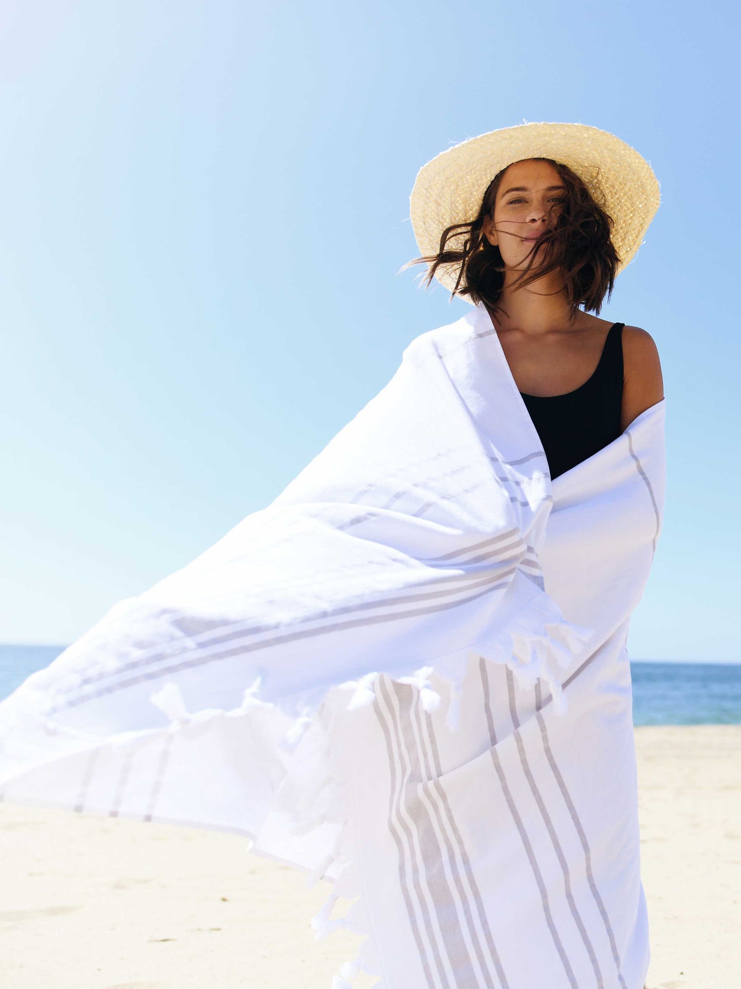White Stone Classic Turkish Towel