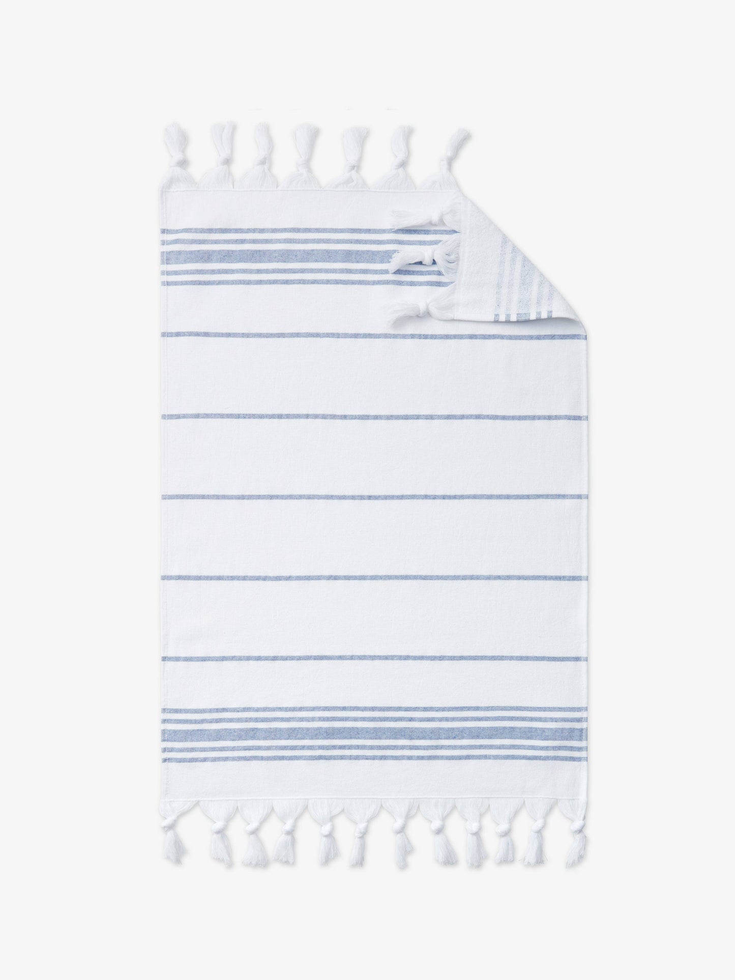 White Azul Classic Turkish Hand Towel