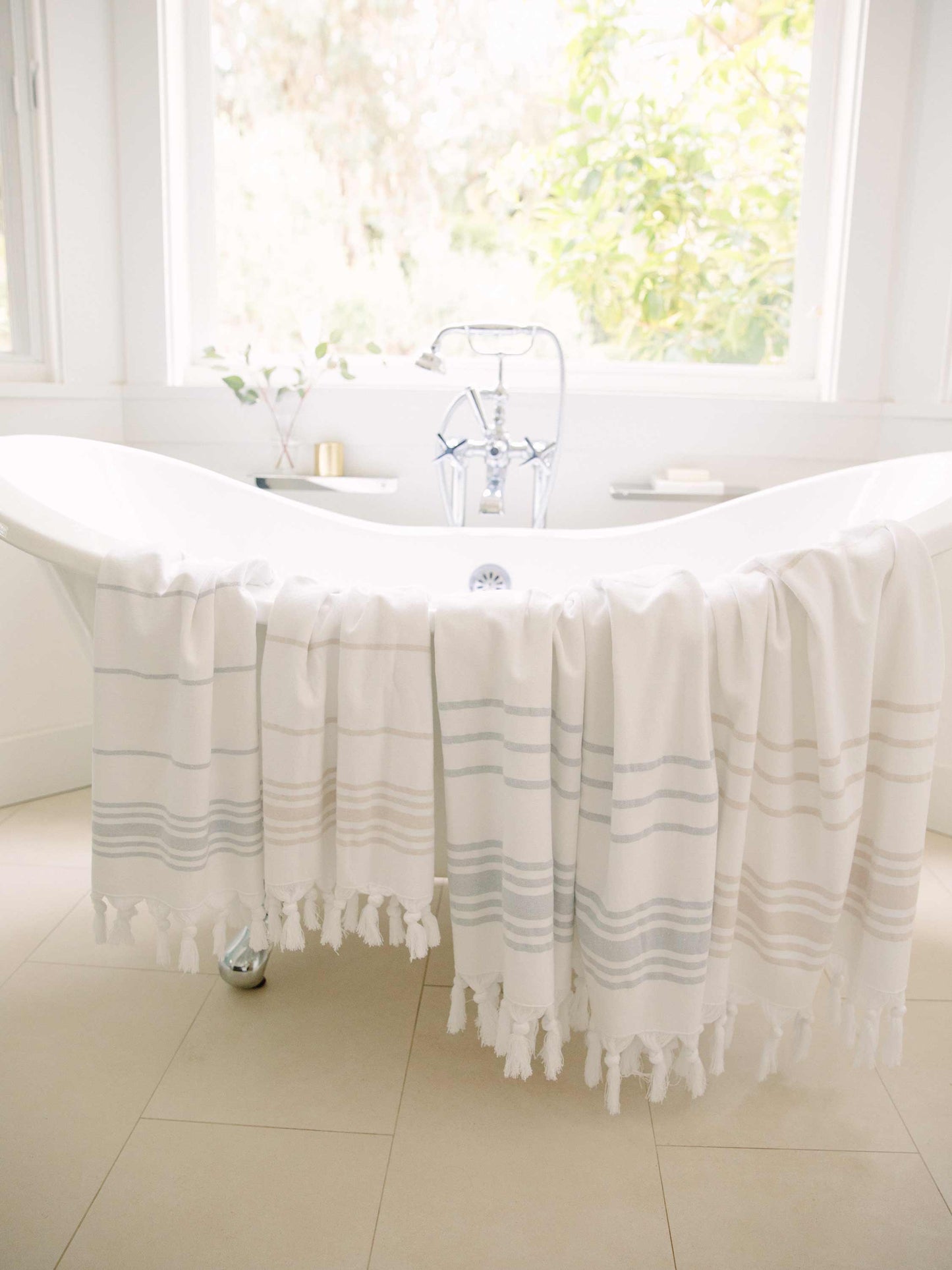 White Dune Classic Turkish Hand Towel