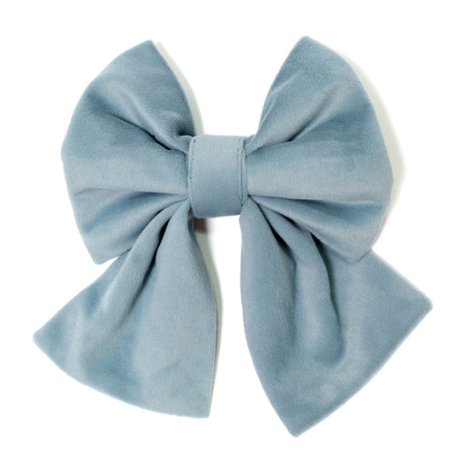 Velvet Misty River Sailor Dog Bow