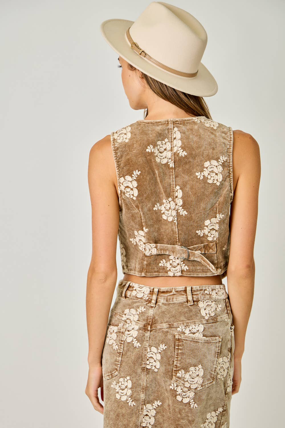 Bloom & Buckle Corduroy Vest