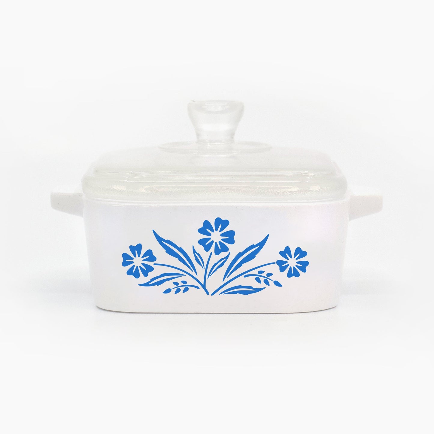Mini Cornflower Trinket Box – Corning Ware–Inspired Casserole