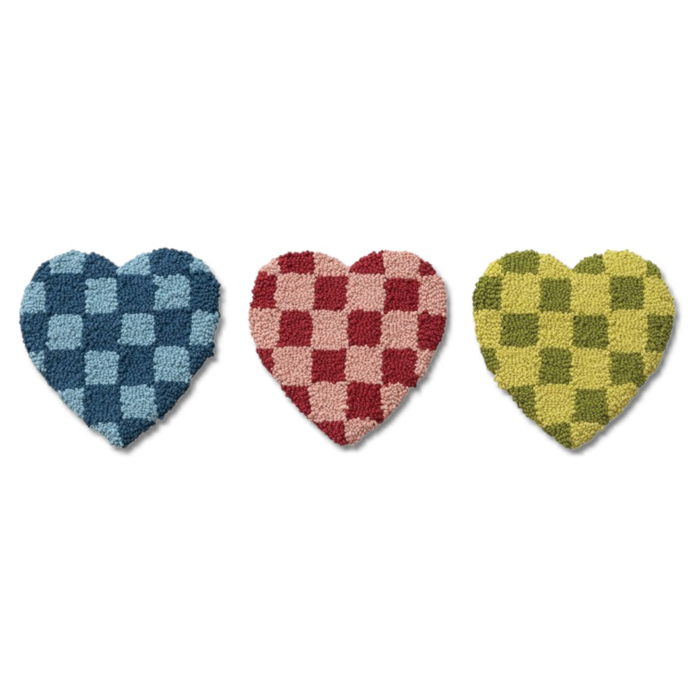 Tufted Cotton Heart Trivet