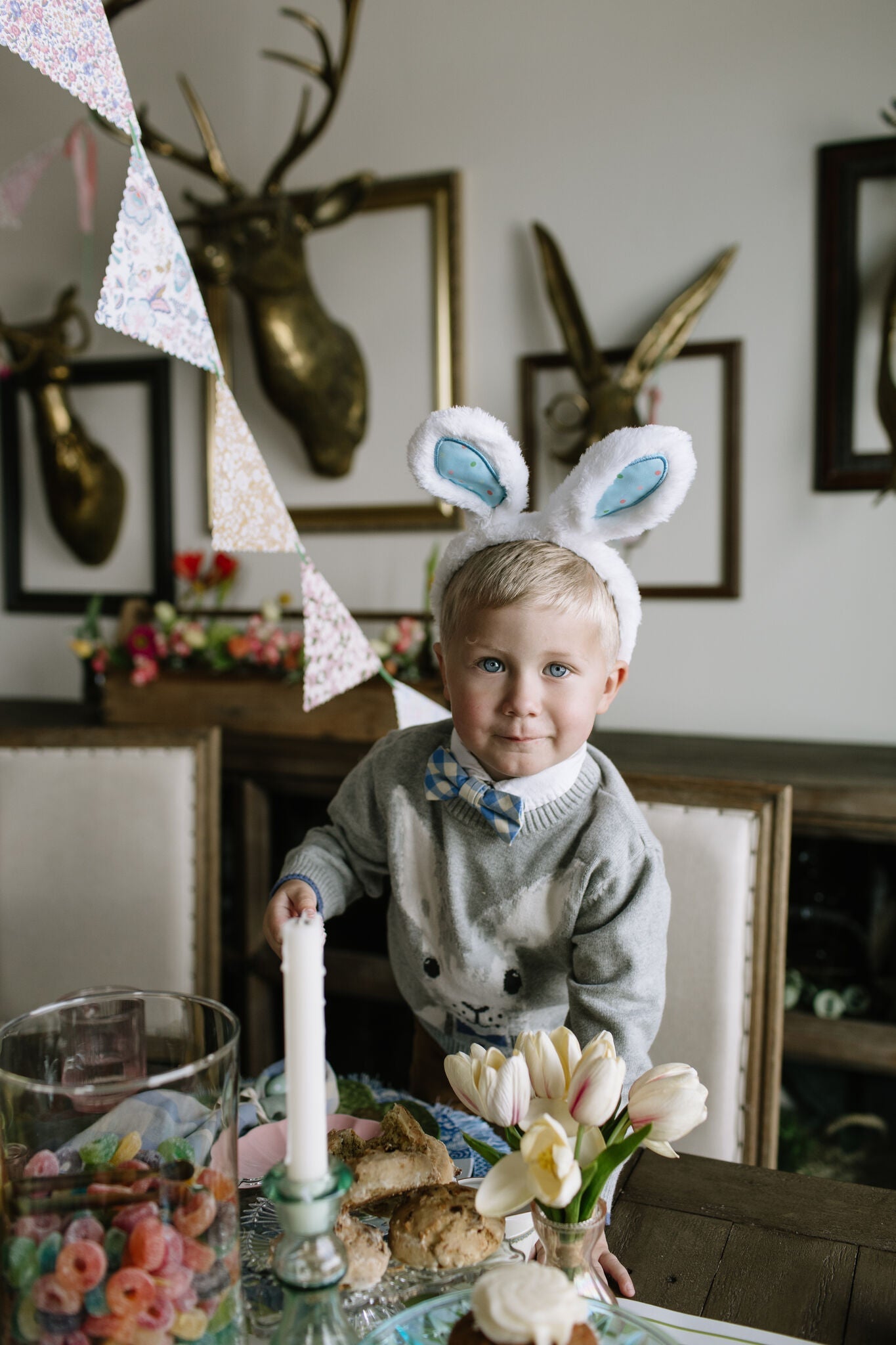 Daybreak Plaid Bow Tie for Boys