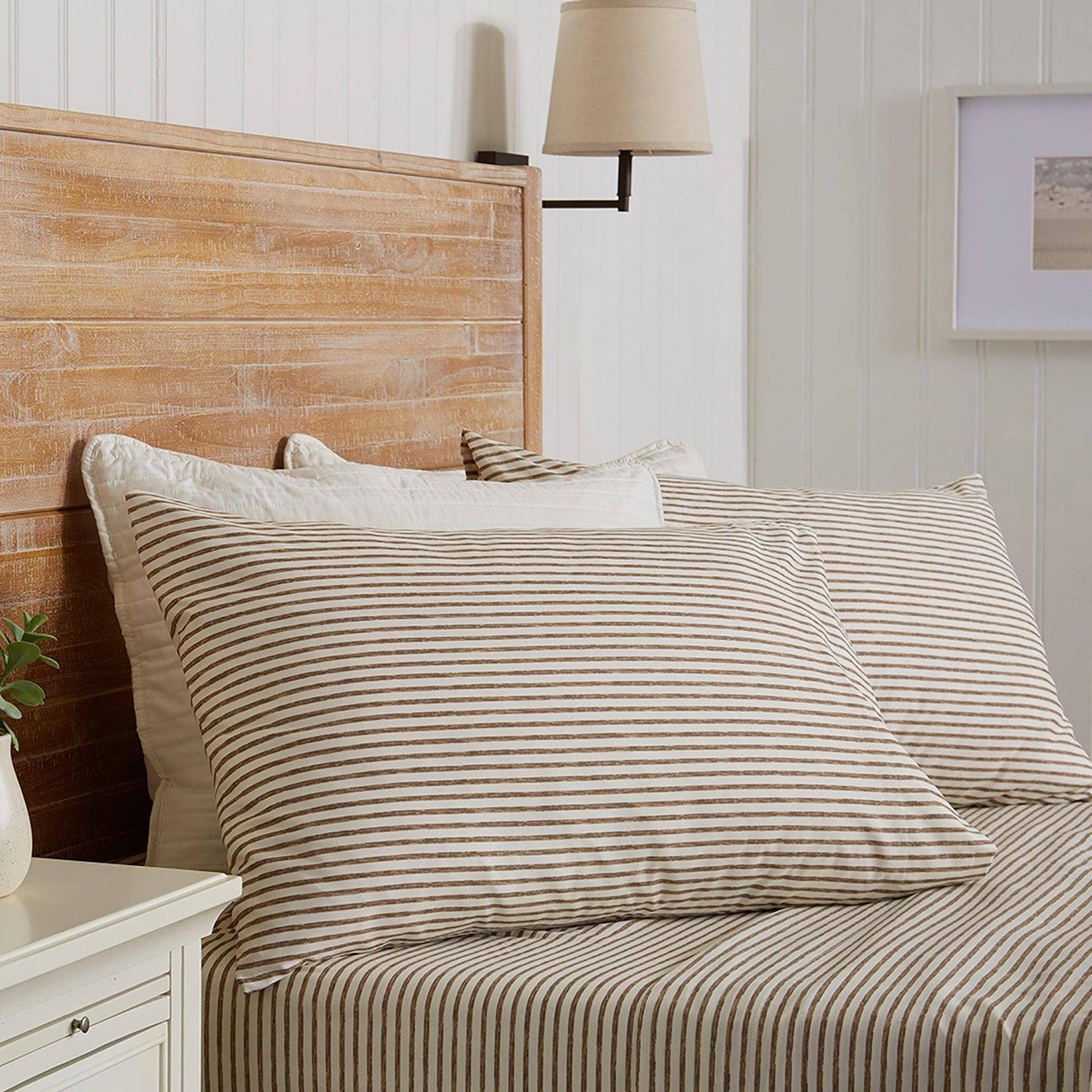 Striped Microfiber Sheet Set