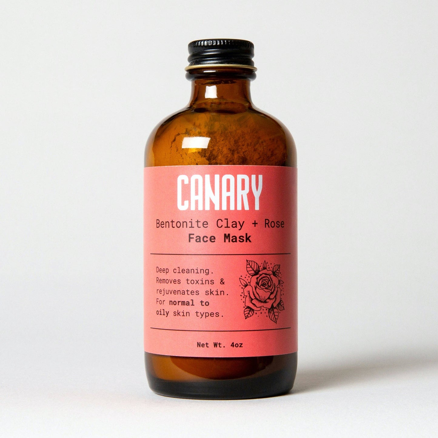 Canary Clean Products - Bentonite Clay + Rose Face Mask