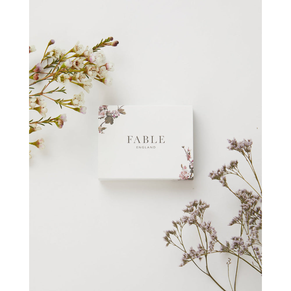 Enamel Blue Butterfly Brooch by Fable England