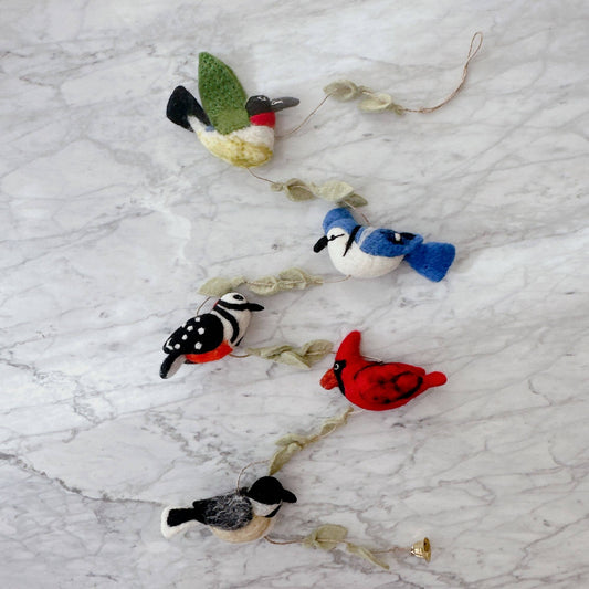 Felt American Bird Garland