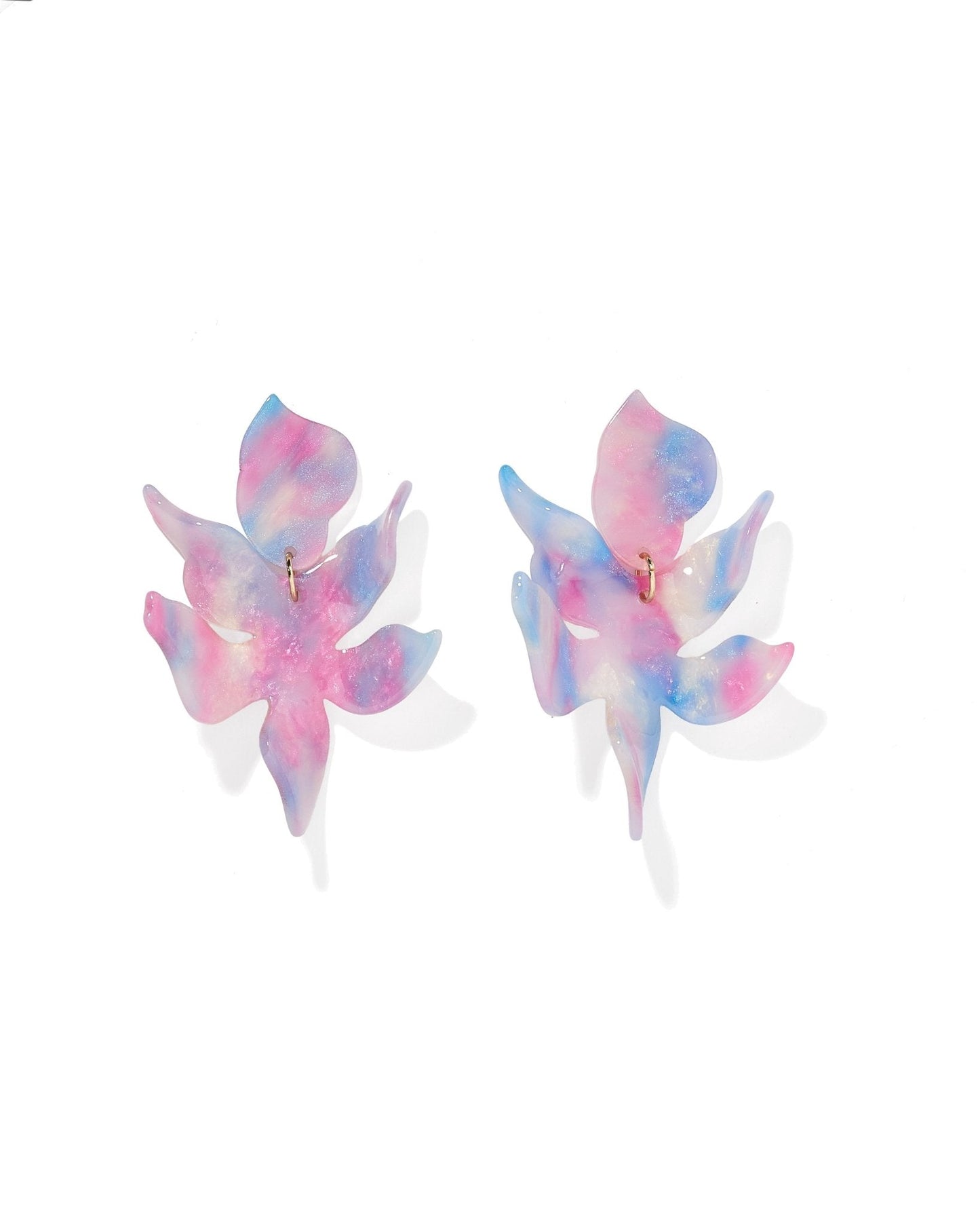 Flora Statement Earrings - Cotton Candy