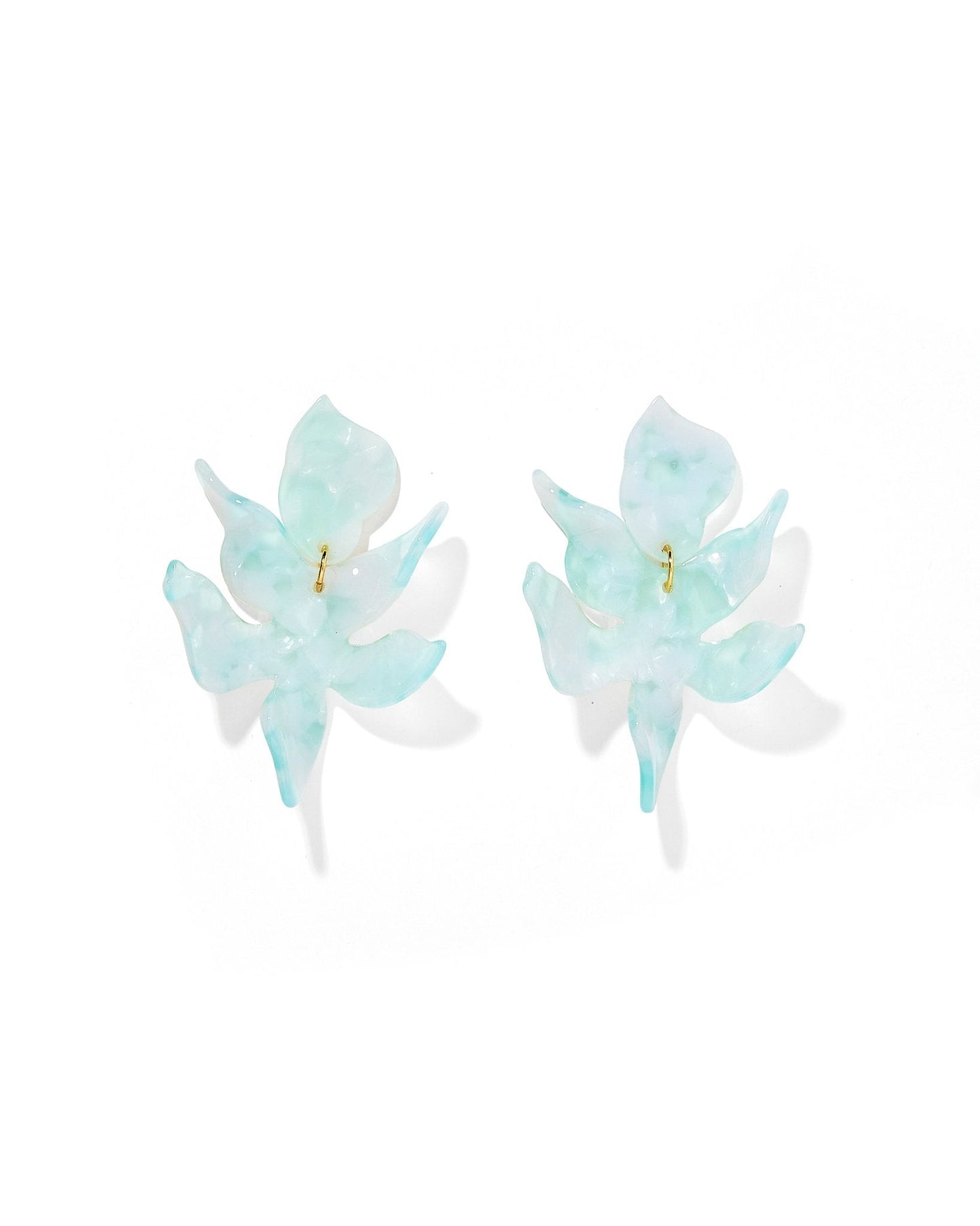 Flora Statement Earrings - Jelly Mint