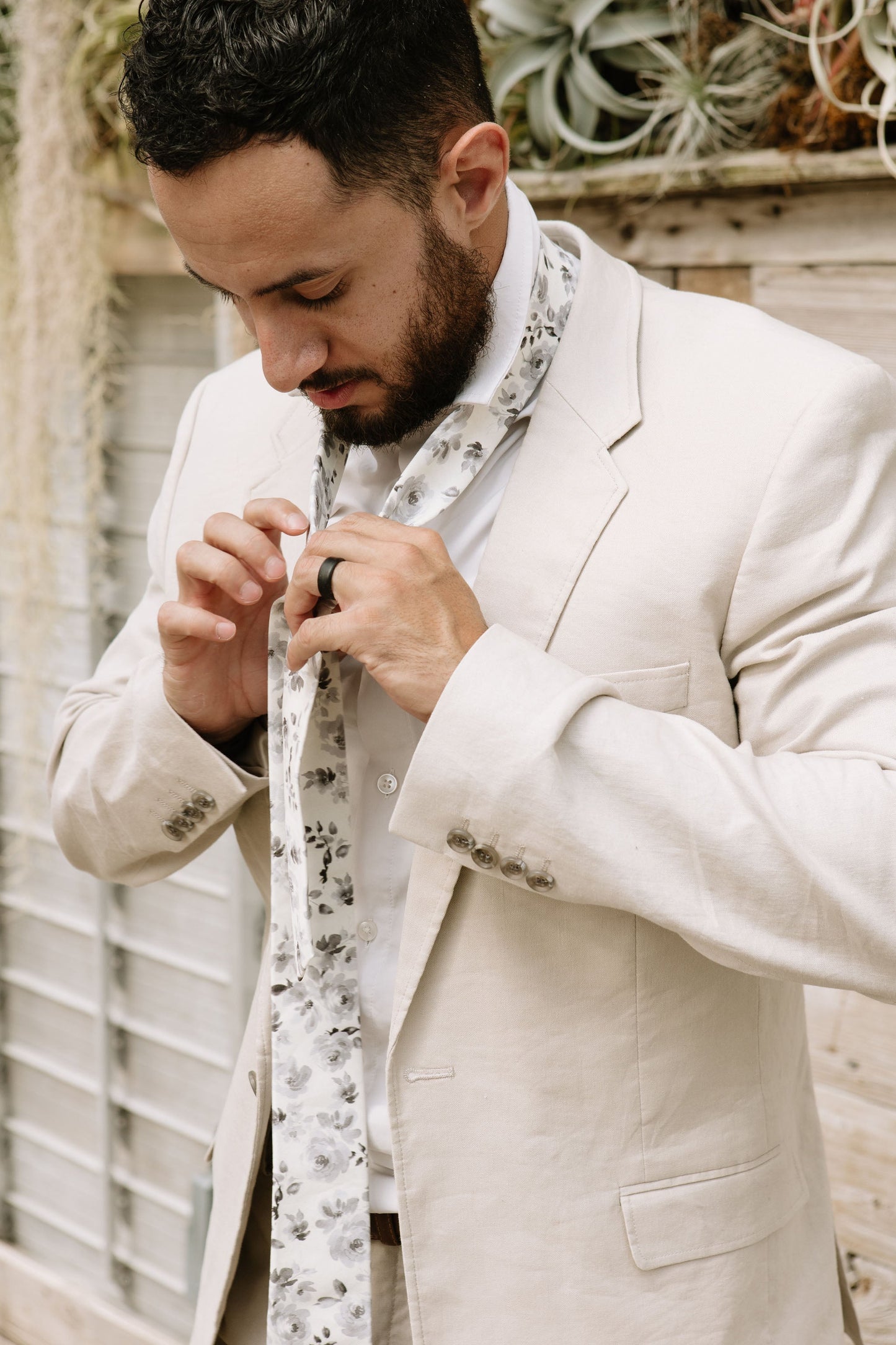 French Floral - Men's Tie