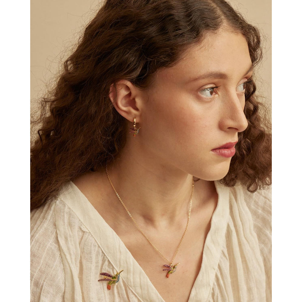 Hummingbird Brooch by Fable England