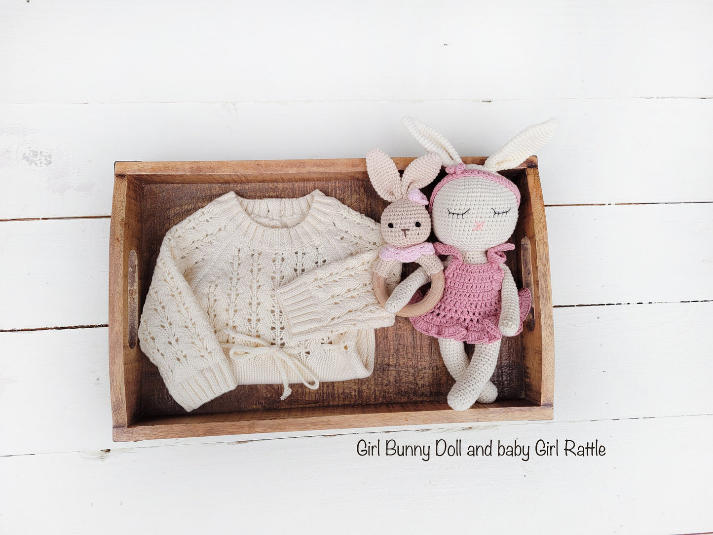 Crochet Animal Rattle Teether