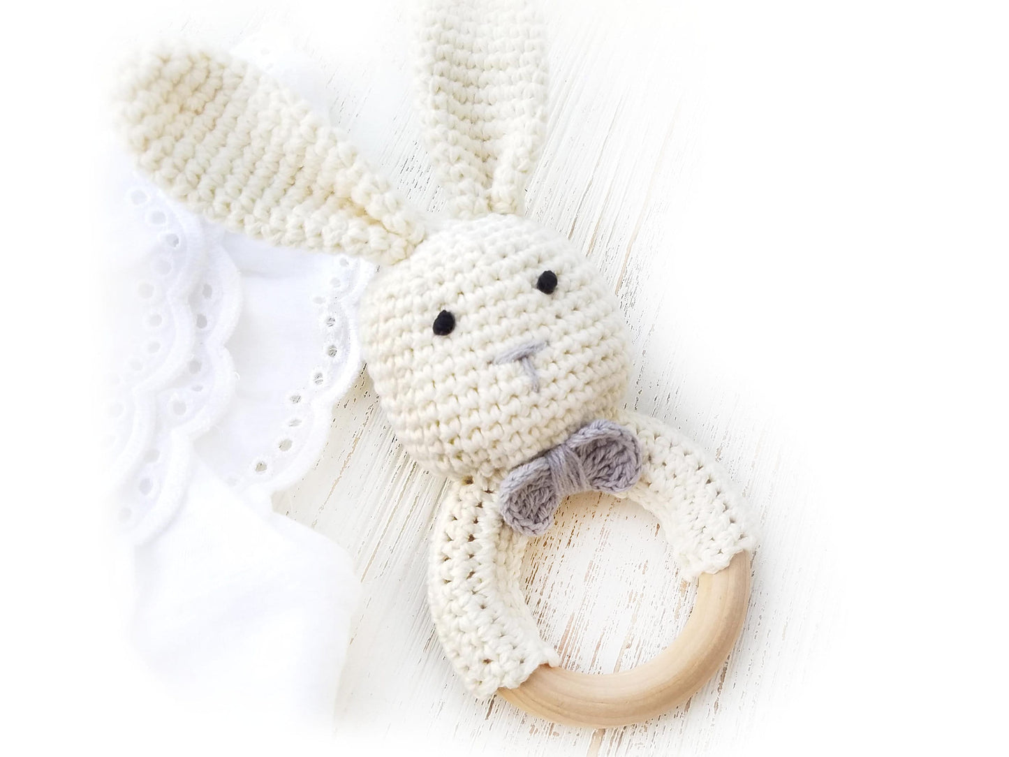 Crochet Animal Rattle Teether